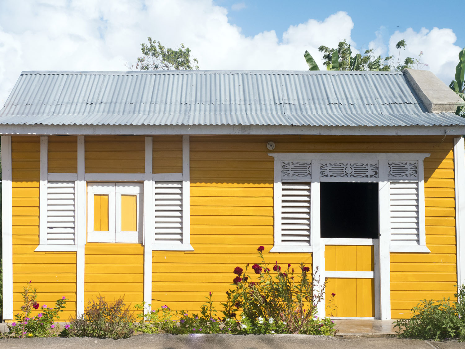 Yellow Caribbean House